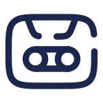 Cassette 2 SVG Icon